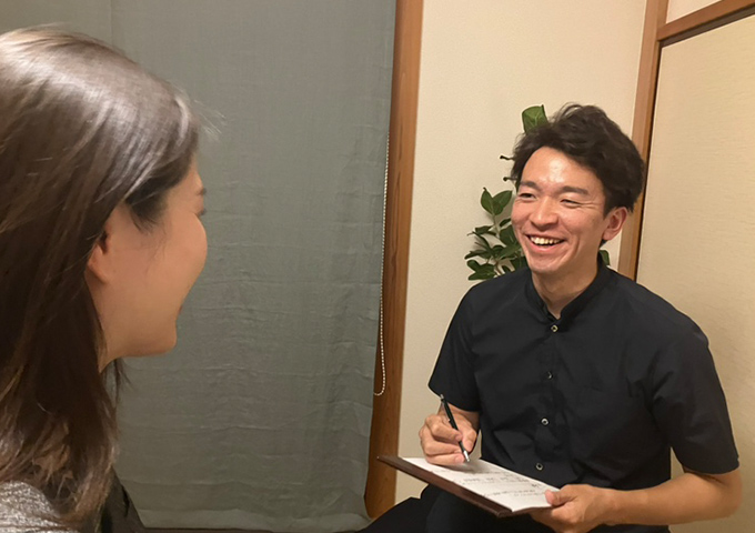 カウンセリングの様子